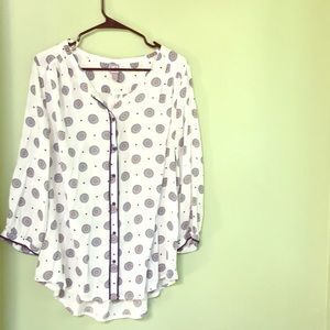 Button up blouse.